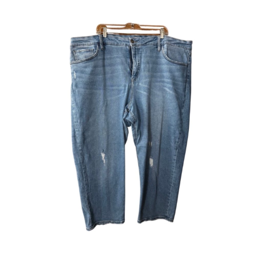 Ankle Length Boyfriend Jeans - Ava Viv - Size 24